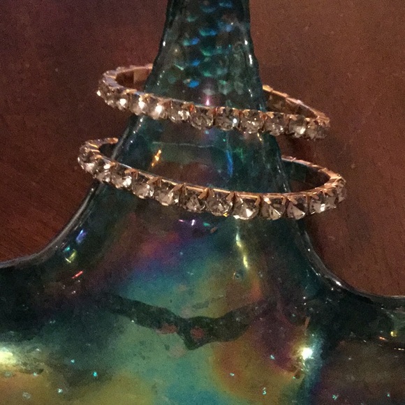 🌹NWOT Fabulous Bundle Lot 2 Rhinestone Bracelets - Picture 4 of 5